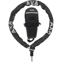 AXA RLC 100 Einsteckkette + Satteltasche