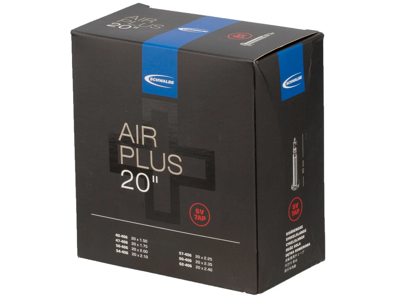 Schwalbe Schlauch 7 Air Plus Für 20" 2 Schwalbe Schlauch 7 Air Plus Für 20" – Bild 2