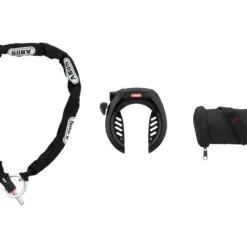 Abus Pro Shield Plus 5950 Rahmenschloss Mit Einsteckkette Und Satteltasche