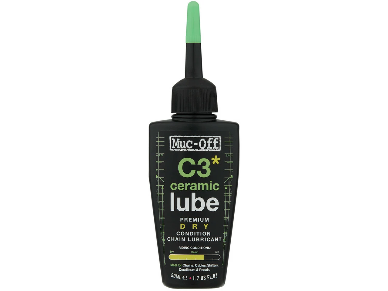 Muc-Off C3 Ceramic Dry Lube Kettenschmiermittel 1 Muc-Off C3 Ceramic Dry Lube Kettenschmiermittel