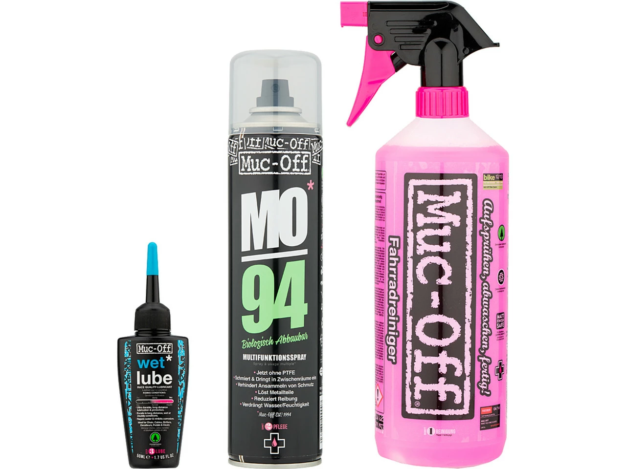 Muc-Off Wash, Protect & Lube Kit Reinigungsset 1 Muc-Off Wash, Protect & Lube Kit Reinigungsset
