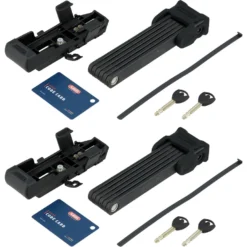 Abus Bordo 6000K Faltschloss Mit SH Halter Gleichschließendes TwinSet -Fahrradladen 425676