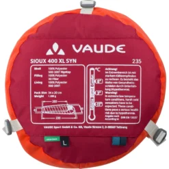 VAUDE Sioux 400 XL SYN Schlafsack -Fahrradladen 439738