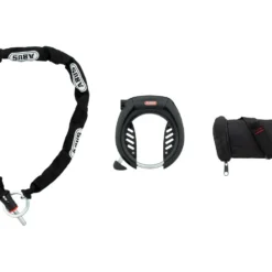 Abus Pro Shield XPlus 5955 NR Rahmenschloss+Einsteckkette+ST-Tasche - OEM