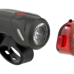 Abus Tresor 1385 Schloss + Sigma StVZO Beleuchtungsset Safe & Secure Bundle -Fahrradladen 460805