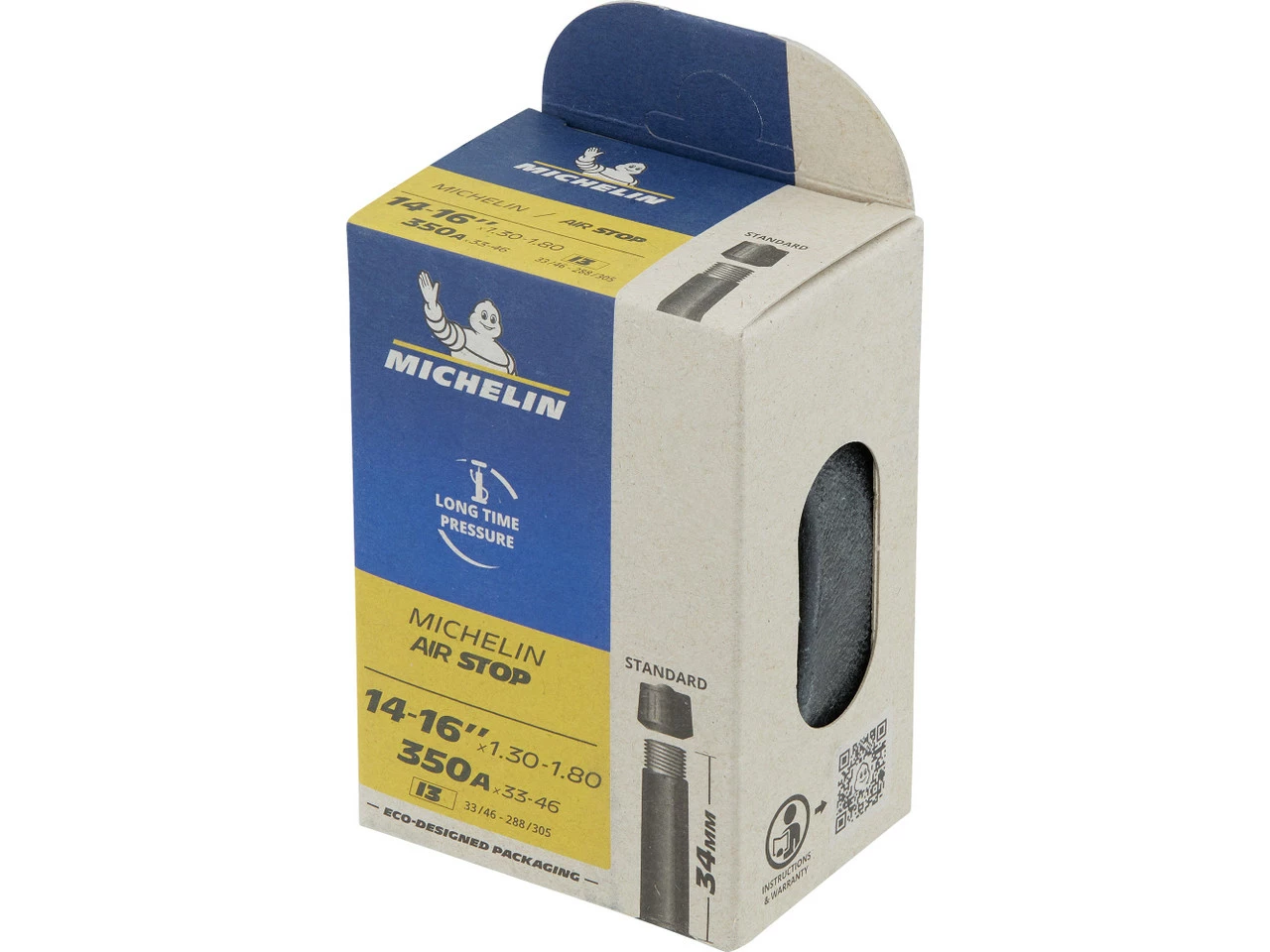 Michelin Schlauch I3 Airstop Für 14" - 16" 2 Michelin Schlauch I3 Airstop Für 14" - 16" – Bild 2