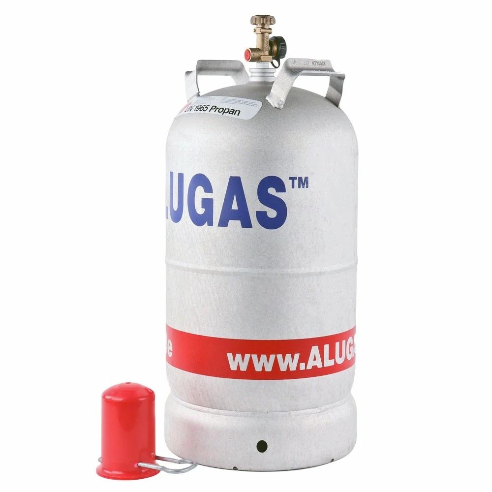 Alugas - Alu Gasflasche 11 Kg, Brenngasflasche Camping Griffflasche 2 Alugas - Alu Gasflasche 11 Kg, Brenngasflasche Camping Griffflasche – Bild 2