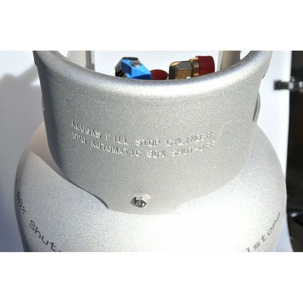 ALUGAS - Aluminium Tankgasflasche 11 Kg Wiederbefüllbar TRAVELmate 27,2 Liter Travel Mate 5 ALUGAS - Aluminium Tankgasflasche 11 Kg Wiederbefüllbar TRAVELmate 27,2 Liter Travel Mate – Bild 5