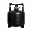 CAMPKO - Stahl Tankgasflasche, 6kg, Wiederbefüllbar, 15 Liter, 385mm, Multiventil Mit 80%-Füllstop, Ohne Zubehör