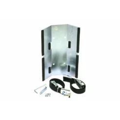 Doppel-Wandhalterung Gastankflasche Campko Flaschenhalter EDELSTAHL