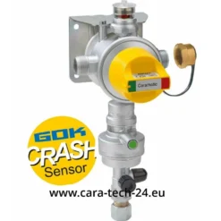 GOK Caramatic DriveTwo, Vertikal - Zweiflaschen-Betrieb Gasdruckregler Crashsensor